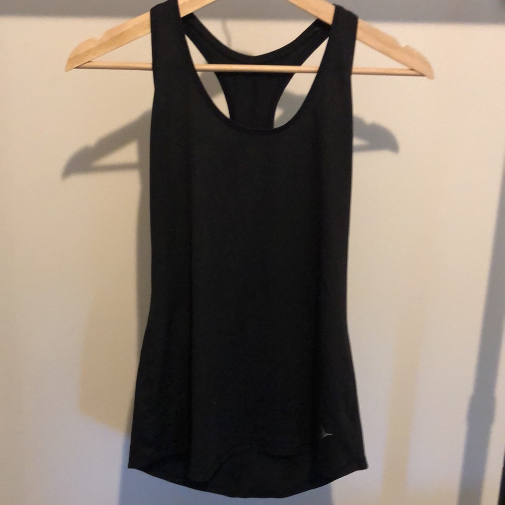 Old Navy Black Fitted Activewear Top, size S